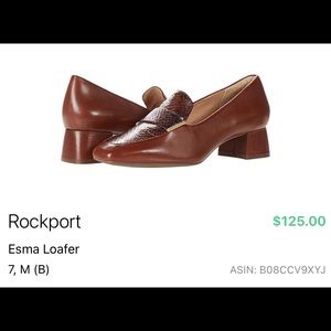 Rockport Esma Loafer in Bourbon Leather Size 7